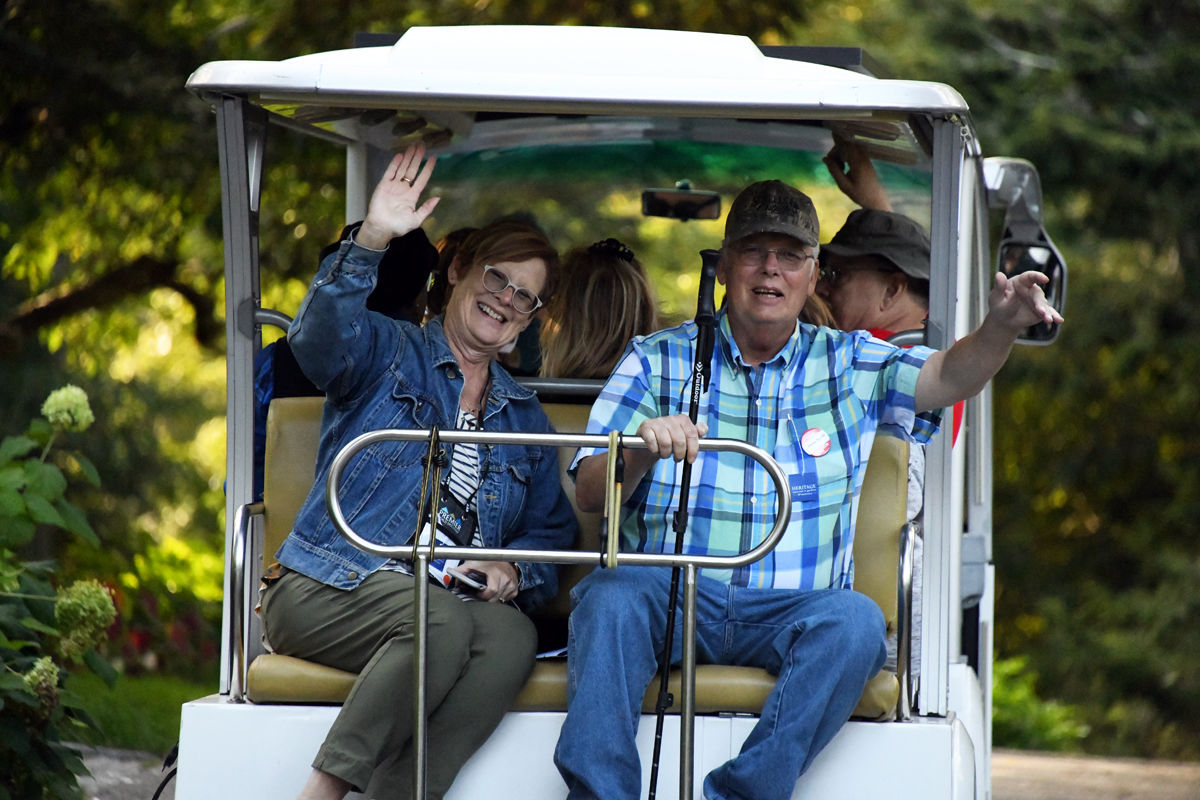 076 Mary and Dana Scott caught a shuttle ride at the Heritage Plantation.jpg